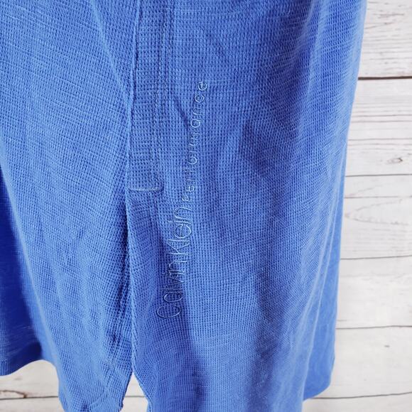 Calvin Klein Performance New Women's Blue Cold Shoulder Top Size Large - Picture 10 of 12